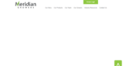 Desktop Screenshot of meridiangrowers.com