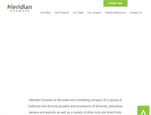 Tablet Screenshot of meridiangrowers.com